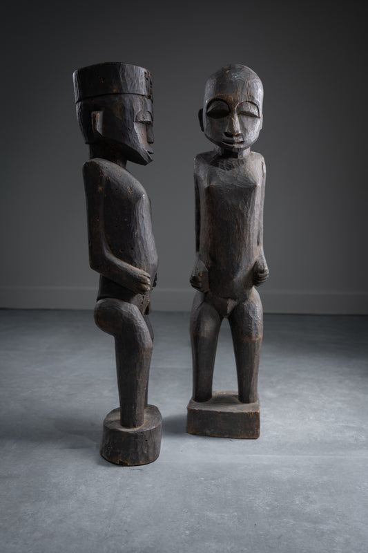 Carved Wood Figures, Boyo (Buyu) Style