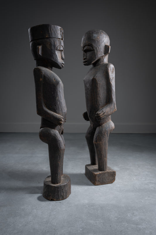 Carved Wood Figures, Boyo (Buyu) Style